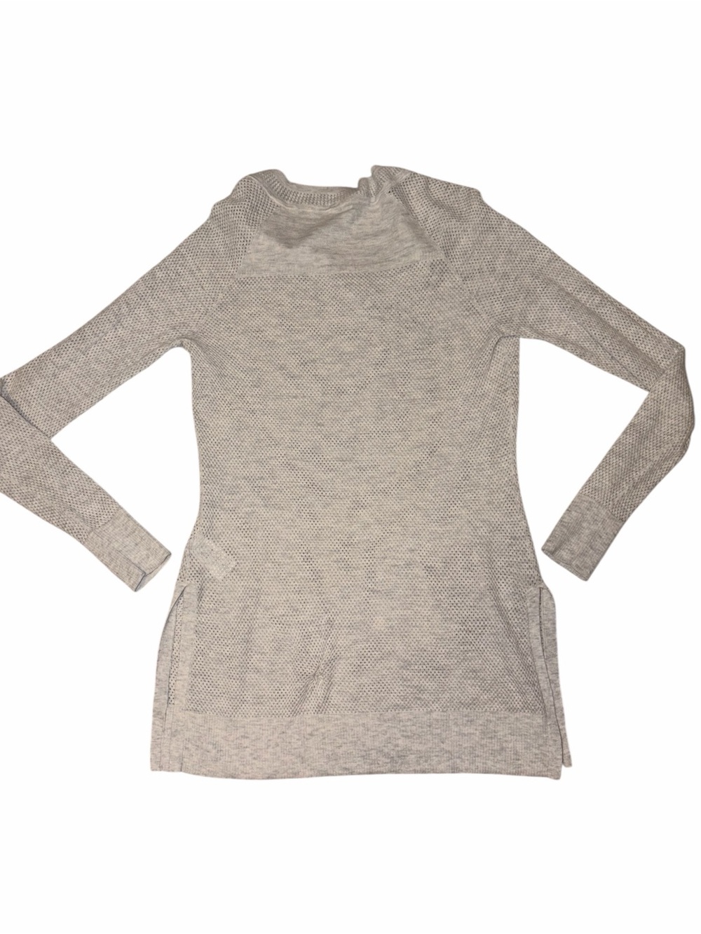 Smartwool Everyday Exploration Tunic Sweater Ash Heather Gray Wool Cotton Medium - Picture 2 of 7